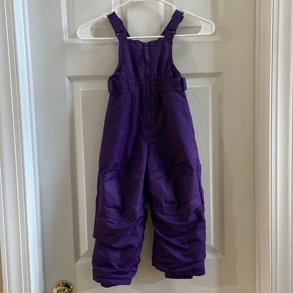 Cherokee toddler size 3T purple Snowbibs - Picture 1 of 9